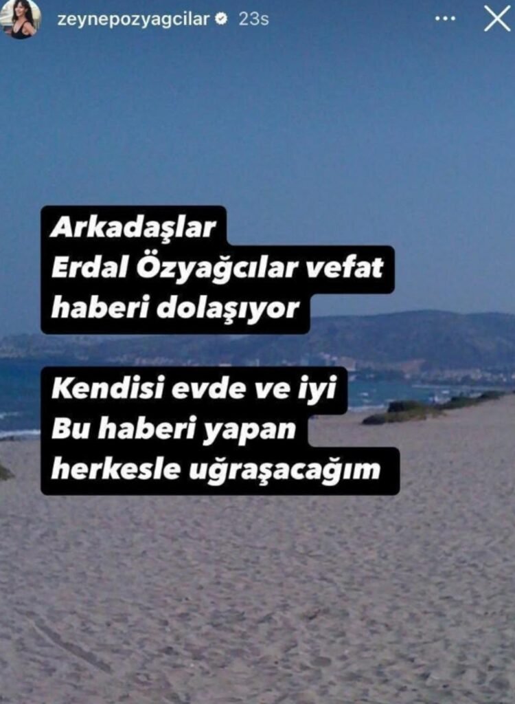 Erdal Özyağcılar'a dair 'öldü' haberi paniğe yol açtı! Kızı isyan etti.
