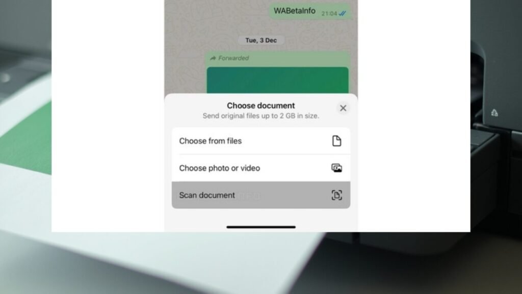 WhatsApp, iPhone Kullanıcılarına Belge Tarama Özelliği Sunuyor!