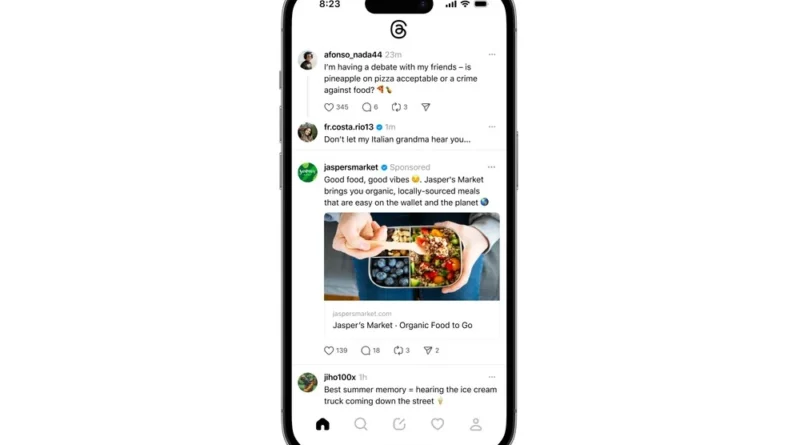 Threads, bazı ülkelerde reklam yayınlamaya başladı
