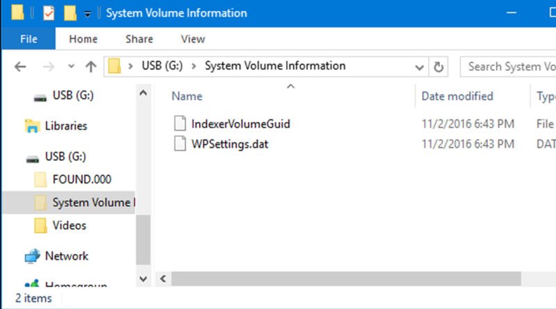 System Volume Information Dosyası Nedir? Virüs Mü?