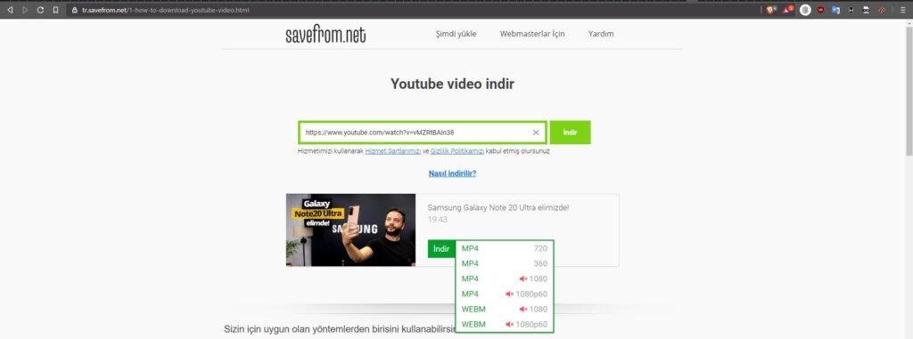 YouTube Video Nasıl İndirilir?