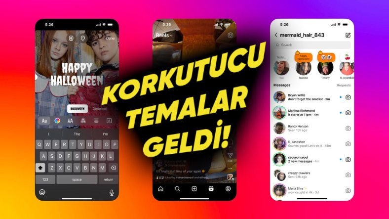 Instagram'a Cadılar Bayramı'na Özel Yeni Özellikler Eklendi