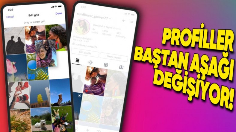 Instagram Profilleri Çok Yakında Yenilenecek!