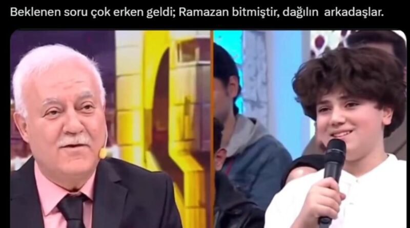 Nihat Hatipoğlu'na Yapılan Soru Sosyal Medyada Gündem Oldu: 'Beklenen Soru Beklenenden Erken Geldi'