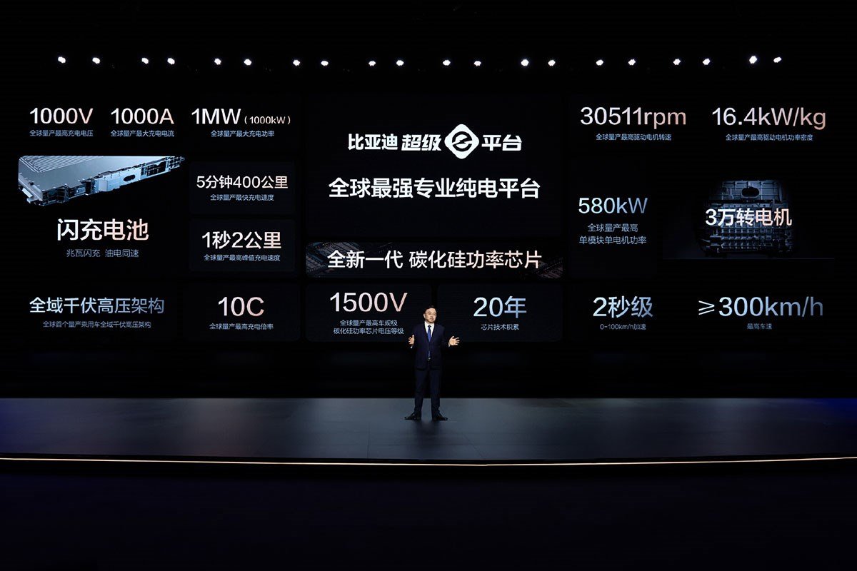 BYD'den 1000 kW'lık şarj ünitesi: 5 dk şarjla 400 km menzil