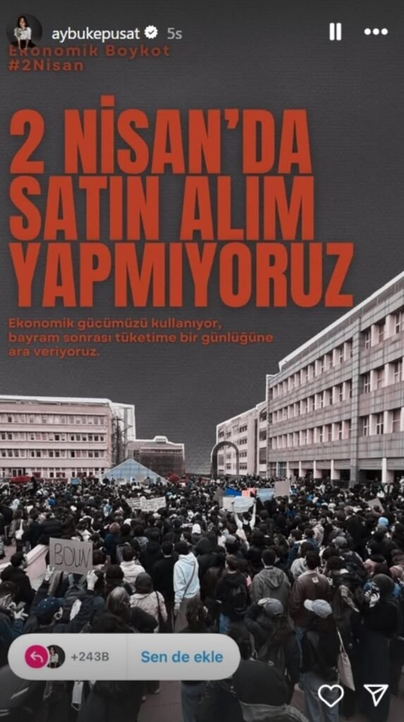 Kızılcık Şerbeti'nin Başrol Oyuncusu Doğukan Güngör'den Boykot Çağrısına Destek!