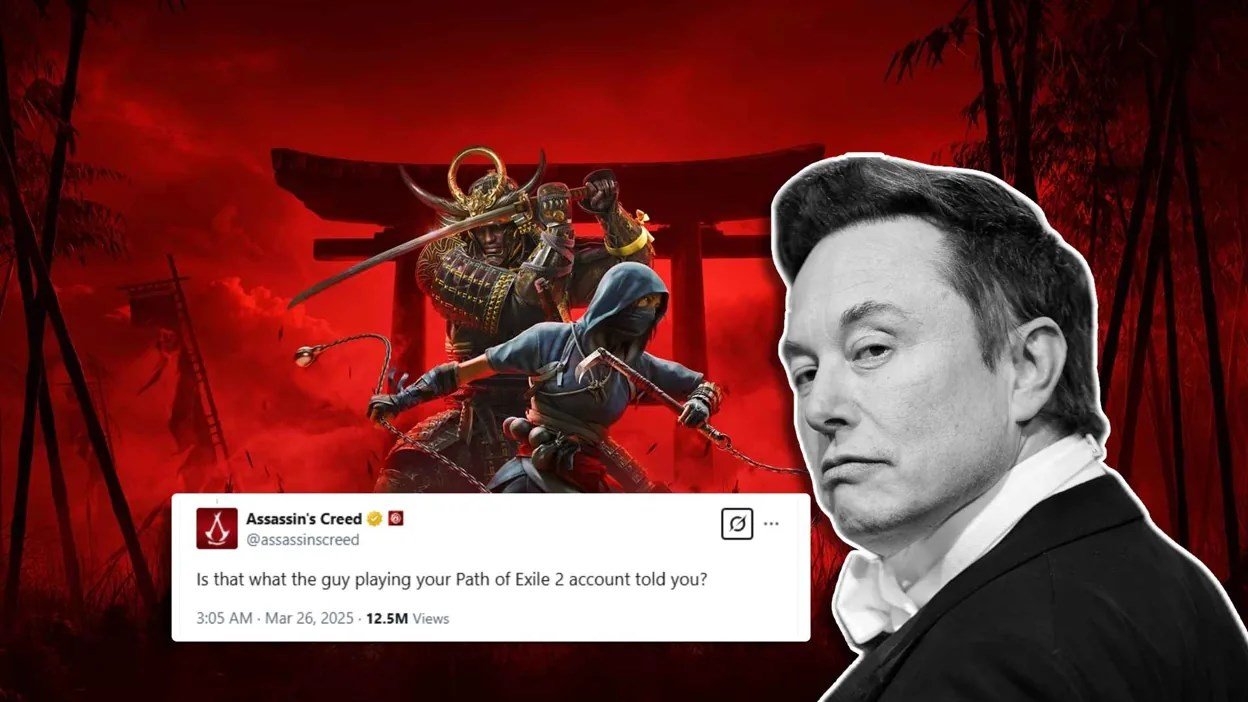 Elon Musk ve Ubisoft arasında Assassin's Creed Shadow krizi