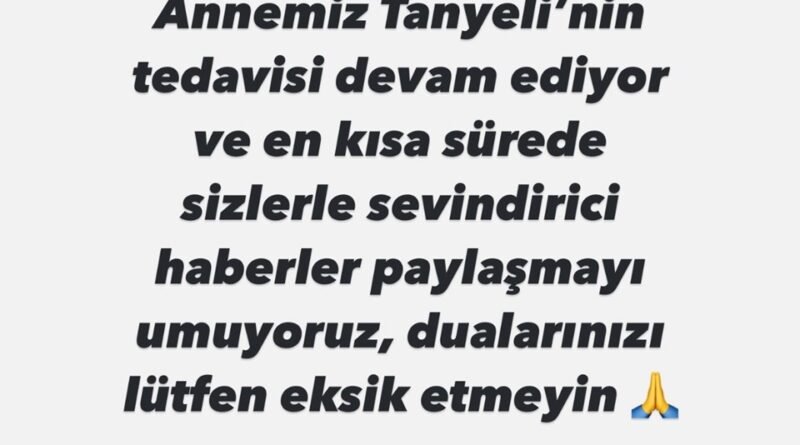 Entübe edilen Tanyeli'nin oğlundan yeni bir paylaşım - Son Dakika Magazin Gelişmeleri