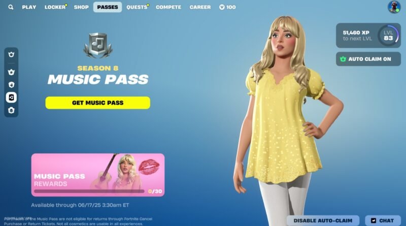 Sabrina Carpenter Kostümlerini Fortnite'da Nasıl Elde Edersiniz?