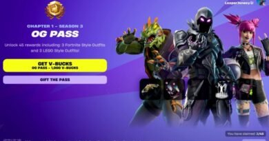 Fortnite OG Sezon 3 Savaş Geçidi: Nasıl Alınır ve Tüm Eşyalar!
