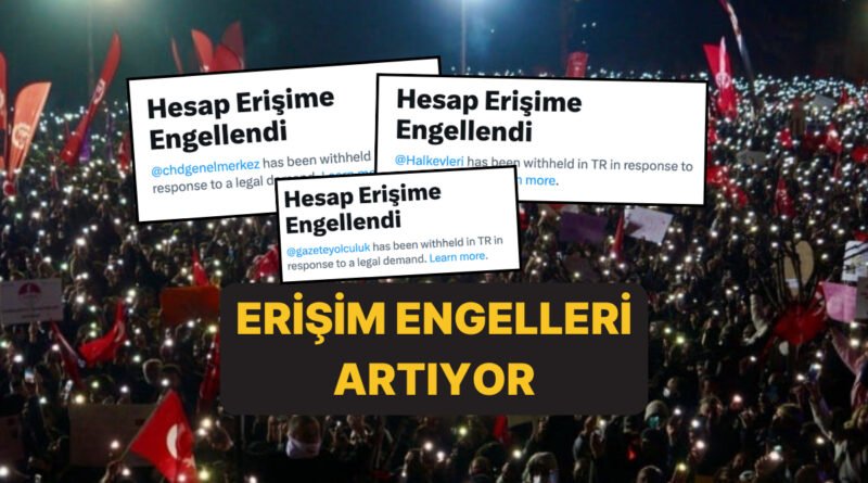 Onlarca X Hesabına Eylemlerle İlgili Paylaşımlar Nedeniyle Erişim Engeli Uygulandığı Belirlendi