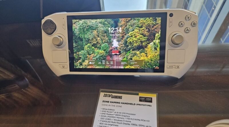 Zotac Zone Gaming Prototipleri Tanıtıldı