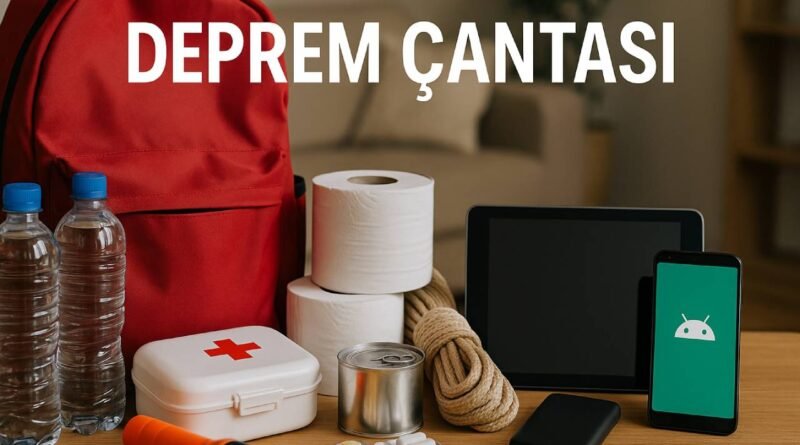 Deprem Çantasında Bulunması Gerekenler