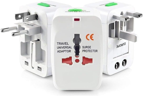 WellHise Seyahat Tipi Universal Adaptör