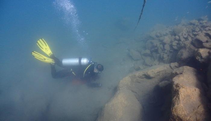 Bodrum'da Gönüllü Dalgıçlar, Deniz Tabancasında 161 Kilogram Atık Temizledi