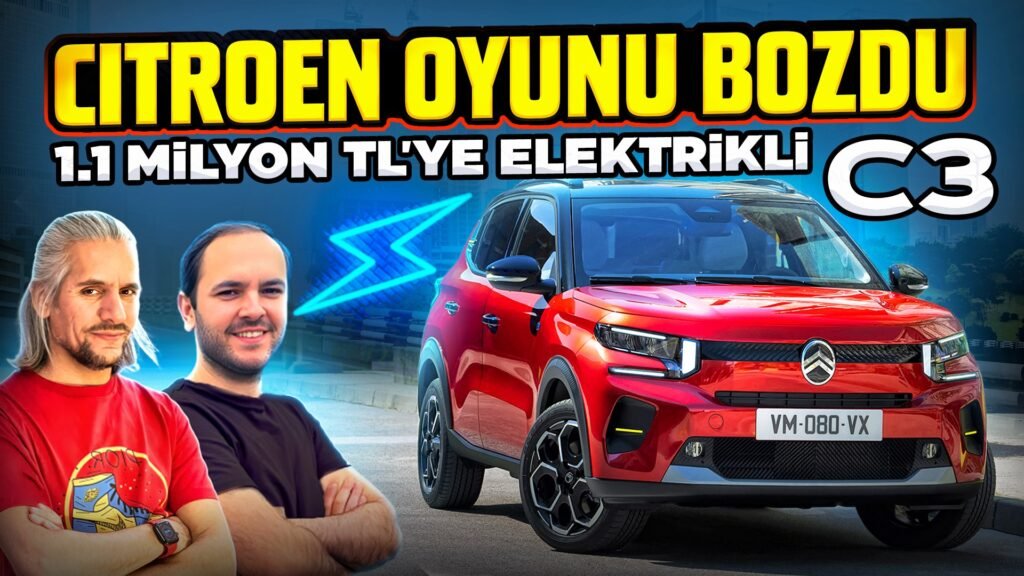 1.1 Milyon TL'lik Citroen e-C3 Türkiye'de: En Uygun Fiyatlı Elektrikli Araç