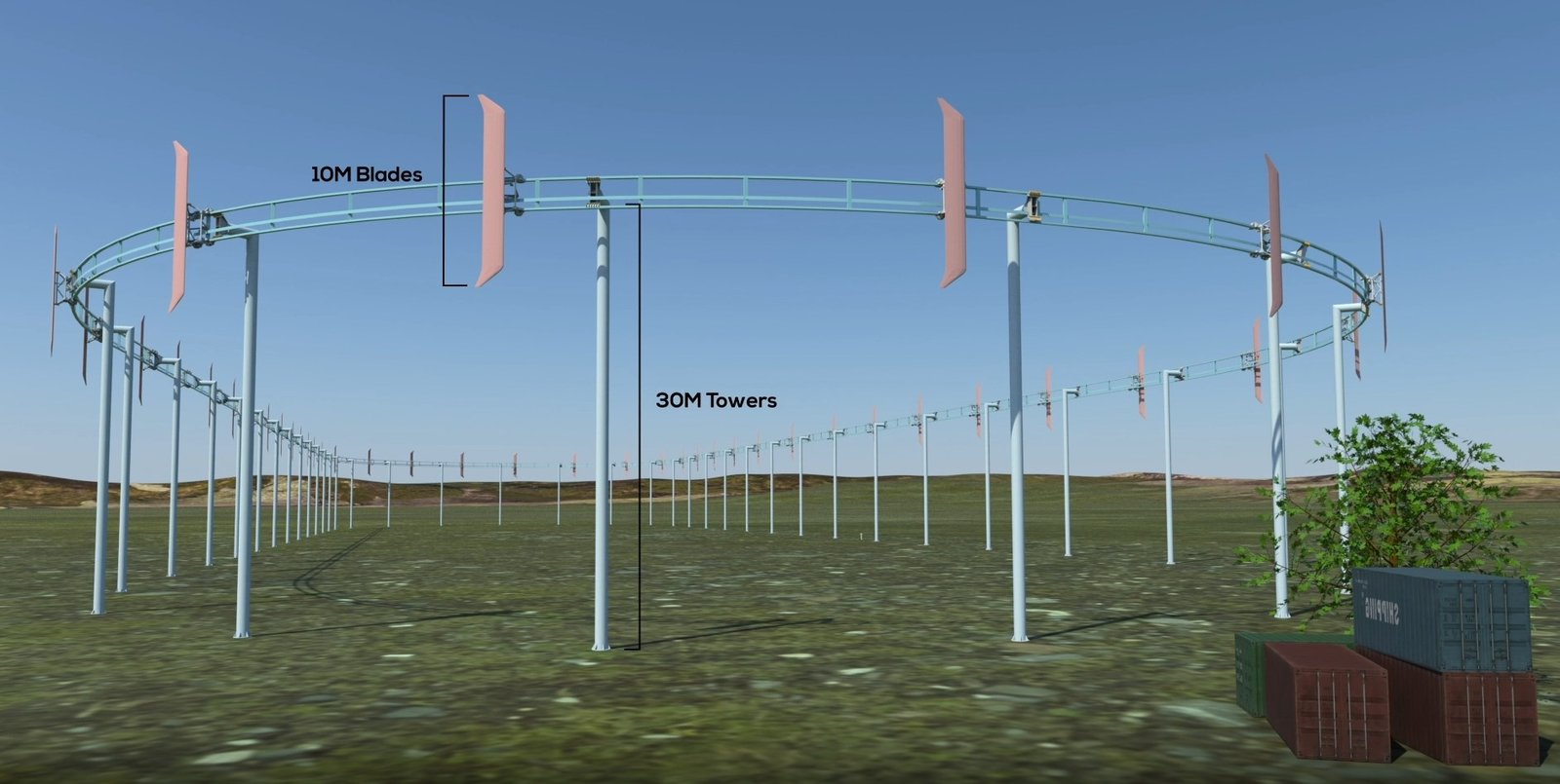 Yenilikçi raylı rüzgar enerjisi santralinin inşası başladı