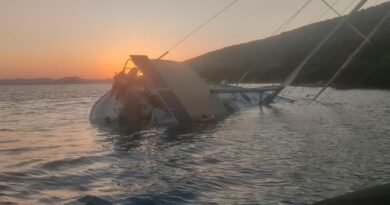 Bodrum'da Kayalıklara Çarpan Teknedeki 5 Kişi Kurtarıldı