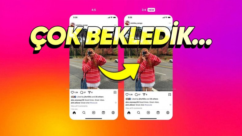 Instagram'daki Kare Fotoğraf Zorunluluğu Sona Erdi