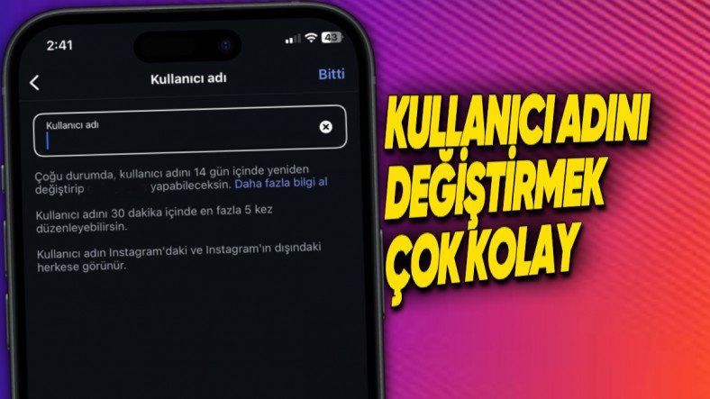 Instagram Kullanıcı Adınızı Nasıl Değiştirirsiniz?