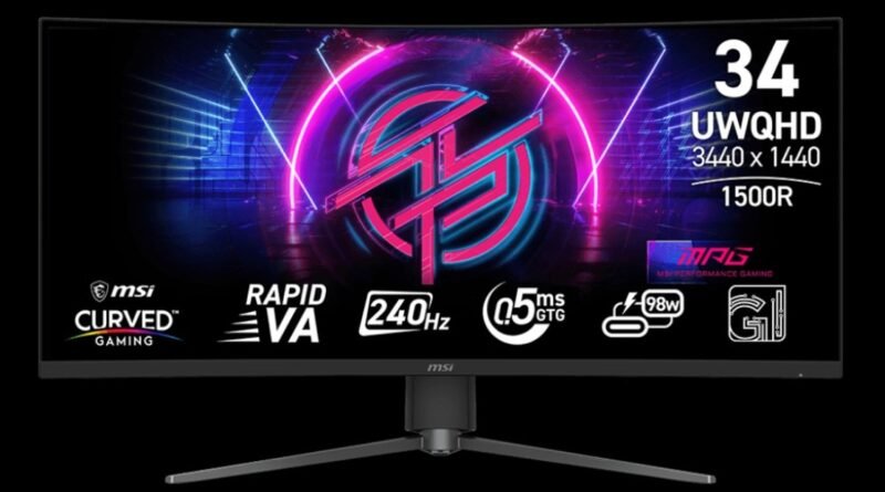 MSI'dan Oyunculara Özel 240Hz Ultra Geniş Monitör