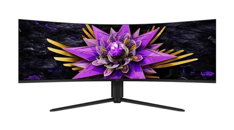 TCL, 57 inç Çift 4K Çözünürlükte Kavisli Monitörünü Tanıttı
