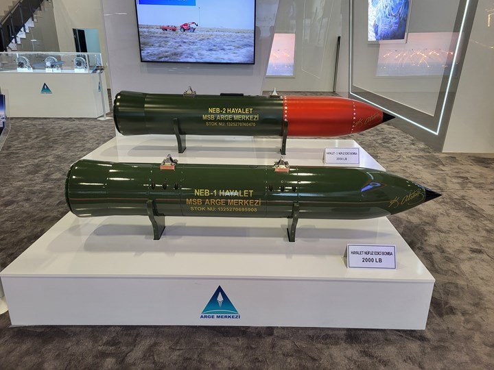 MSB Ar-Ge, Türkiye’nin en güçlü uçak bombası GAZAP’ı tanıttı