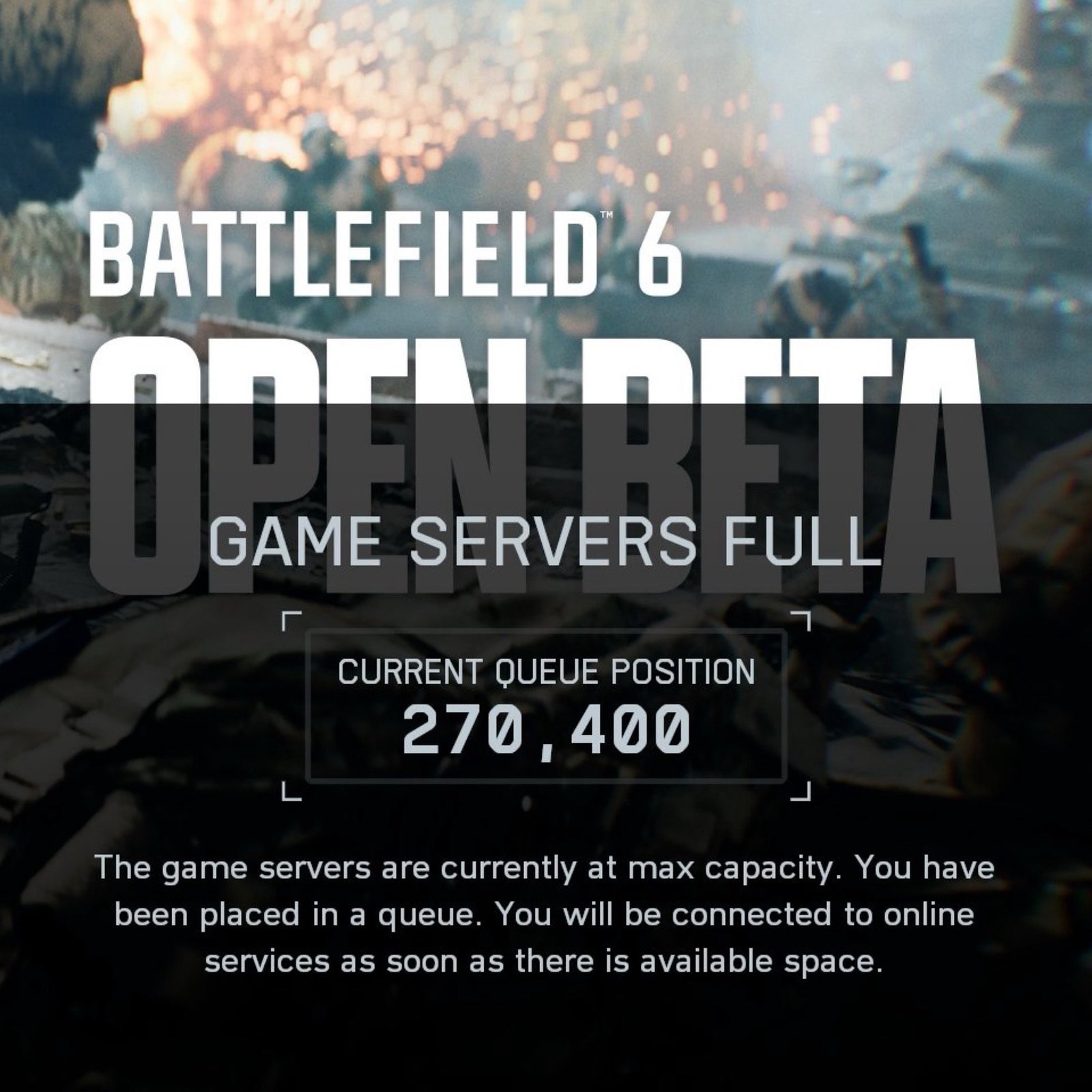 Battlefield 6 beta sunucuları dolu