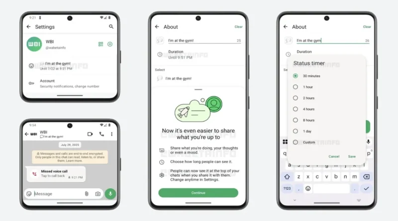 WhatsApp, Geçici Durum Özelliğini Kullanıma Sunuyor
