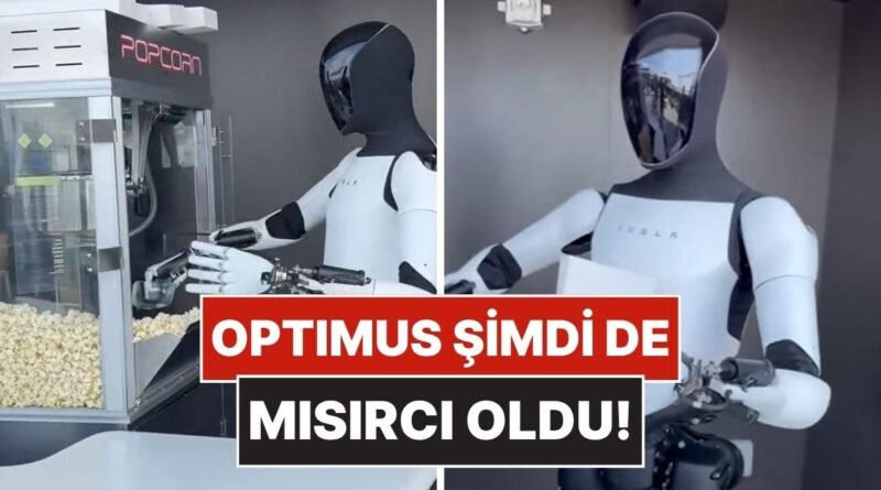Tesla'nın İnsansı Robotu Optimus, Şirket Yemeğinde Patlamış Mısır Dağıttı