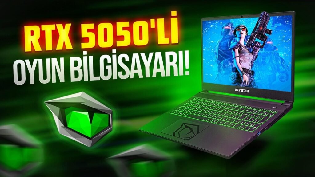 RTX 5050 Donanımlı Oyun Bilgisayarı - Monster Abra A5 V22.1.5!
