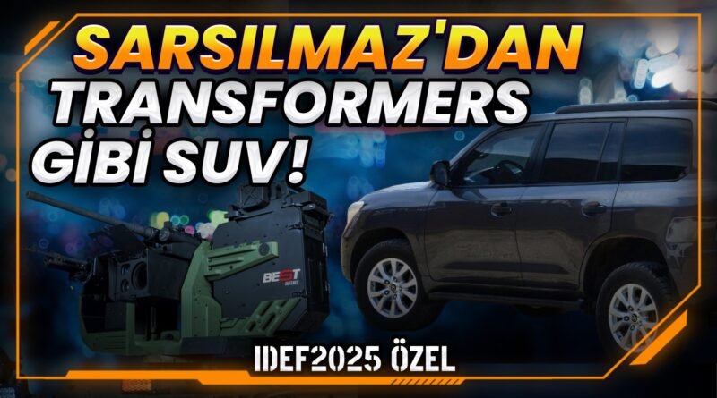 Sarsılmaz Robotik Teknolojisi: Araçlara Gizli Silah Sistemi!