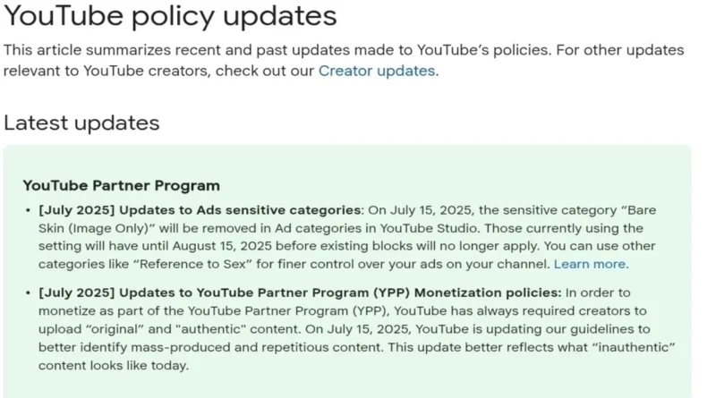 YouTube, Kazanç Politikasını Değiştiriyor!