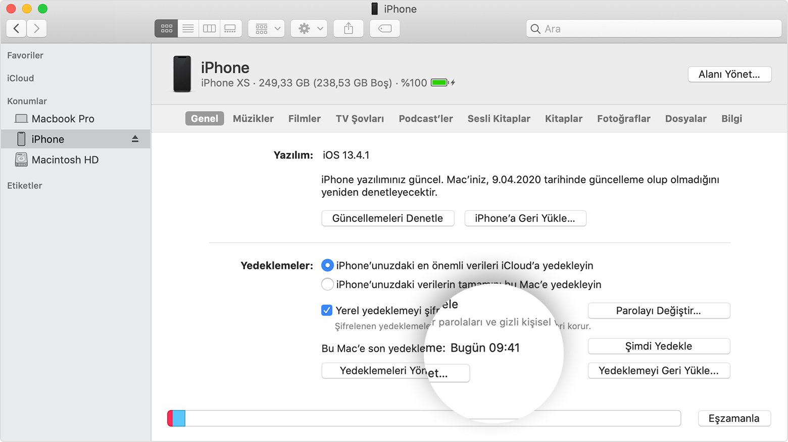 iphone depolama alanı boşaltma