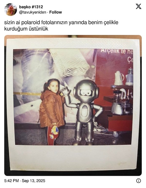 Polaroid fotoğraflara her yerde rastlıyorsunuz.