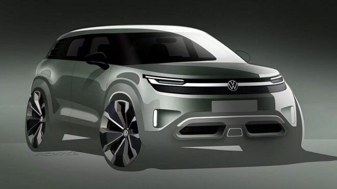 Volkswagen, Yeni Konsept Araç İçin Görsel Tasarımları Paylaştı