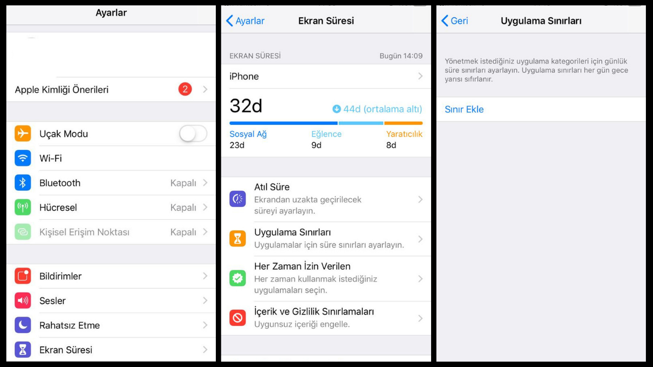 iPhone uygulama kilitleme