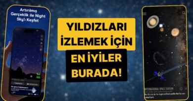 Yıldızlar ve Gezegenlerin Konumunu Gösteren Mobil Uygulamalar!
