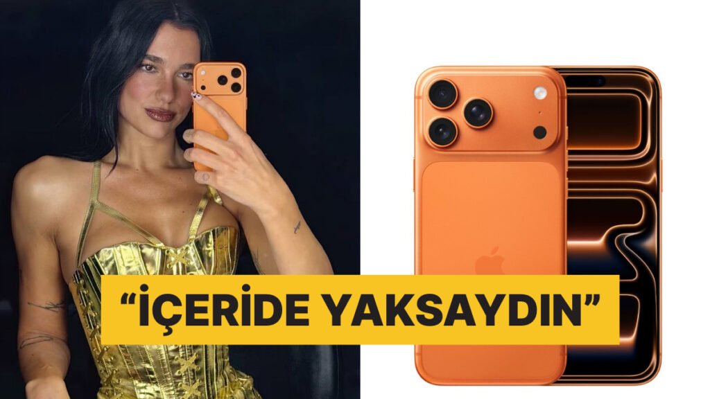Dua Lipa'nın Lansmanda Yeni iPhone ile Verdiği Poz Gündem Oldu