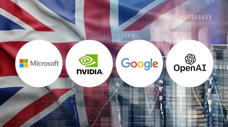 Microsoft, Nvidia ve Google, İngiltere'ye Büyük Yatırımlar Gerçekleştiriyor