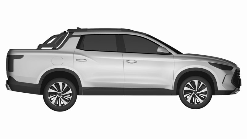 BYD'nin yeni pickup modeli Avrupa patentinde ortaya çıktı