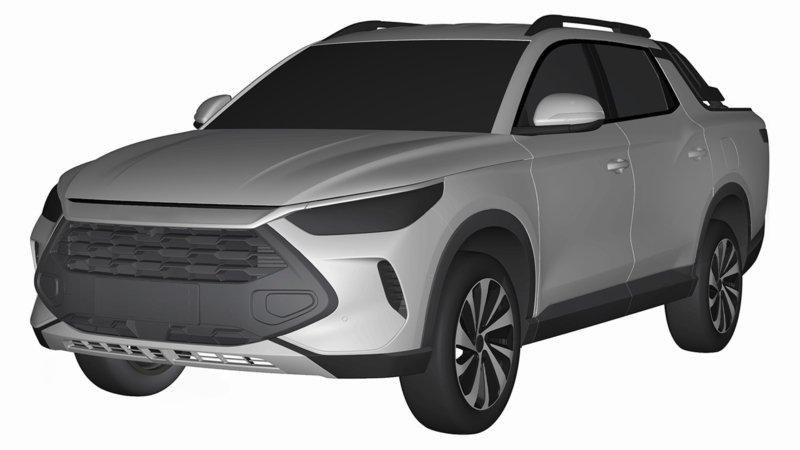 BYD'nin yeni pick-up modeli Avrupa patentinde ortaya çıktı