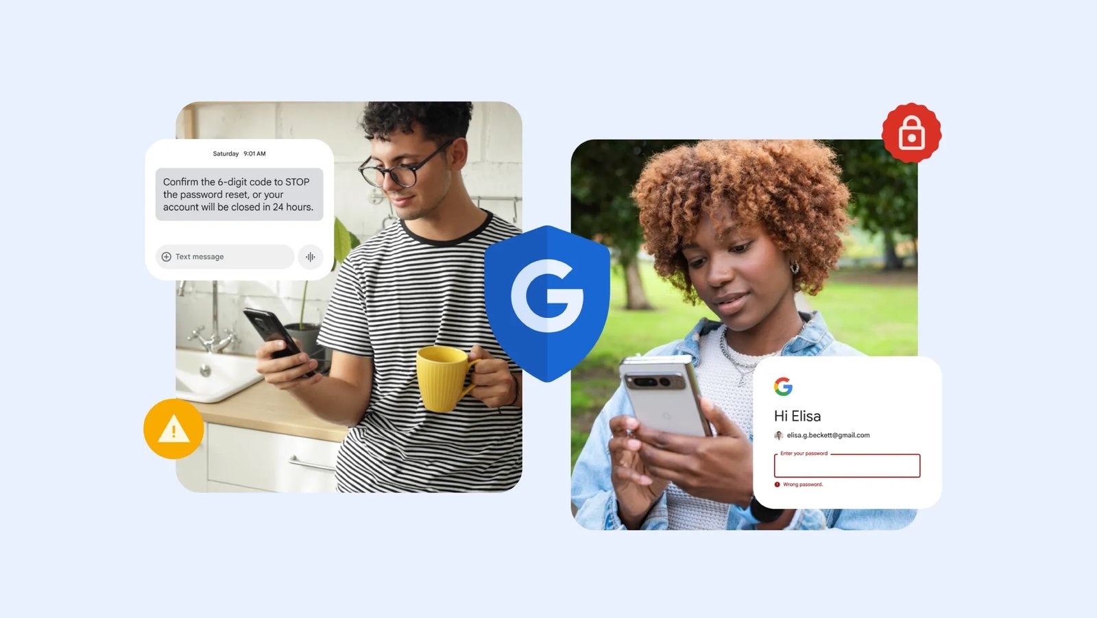 google mesajlar dolandırıcılık önleme & hesap kurtarma