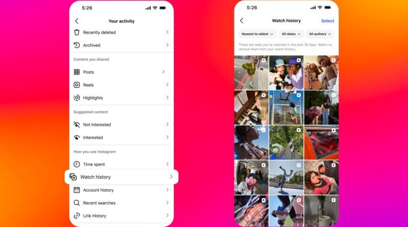 Instagram Reels İzleme Geçmişi Özelliği Artık Kullanımda!
