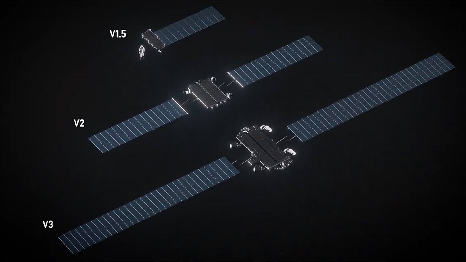SpaceX, yeni nesil Starlink V3 uydularını tanıttı