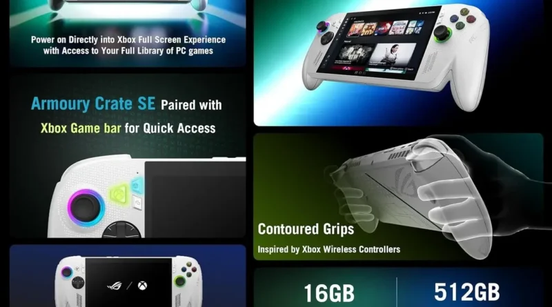 Asus ROG Xbox Ally'nin Özellikleri Belirlendi