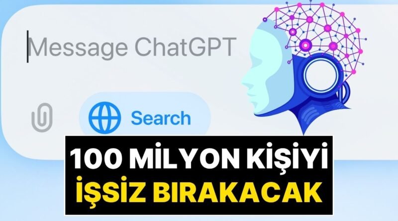 Yapay Zeka, Önümüzdeki 10 Yılda ABD'de 100 Milyon Kişiyi İşsiz Bırakabilir