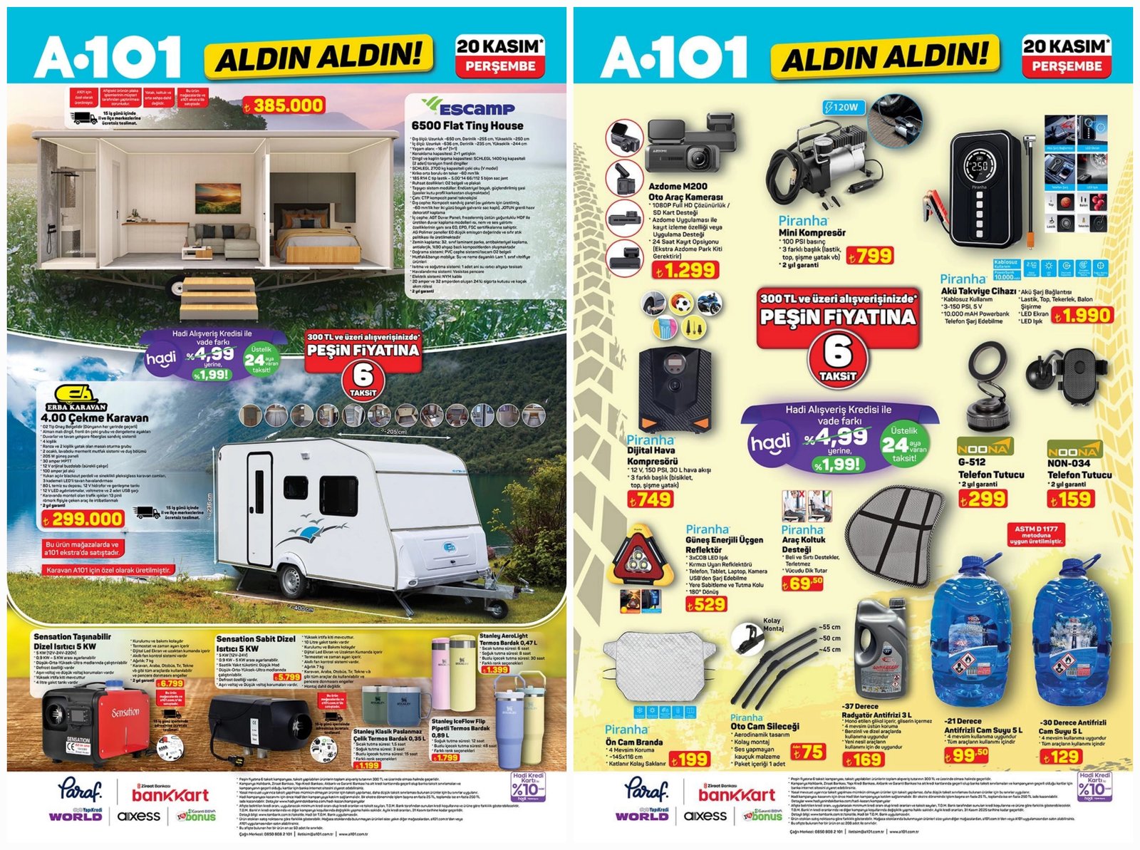 20 Kasım A101 aktüel