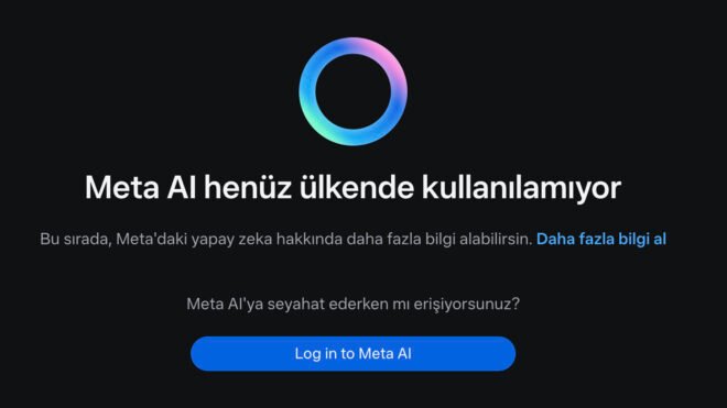 Meta AI Altyapısı Nihayet Türkiye'de Hizmet Vermeye Başlıyor