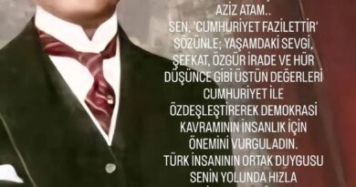 Ünlülerden 29 Ekim Cumhuriyet Bayramı Kutlamaları